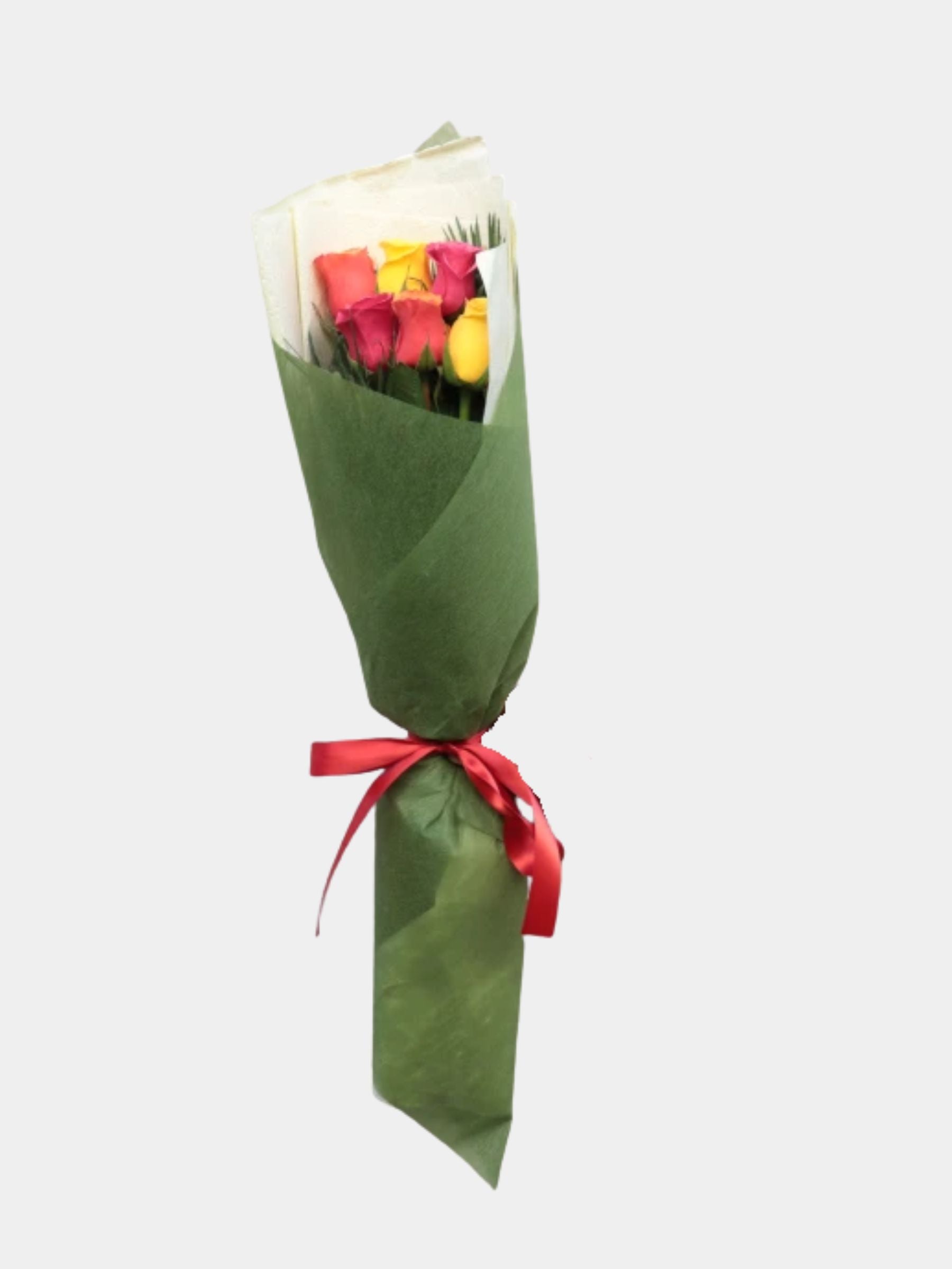 Bouquet of 6 Mixed Roses