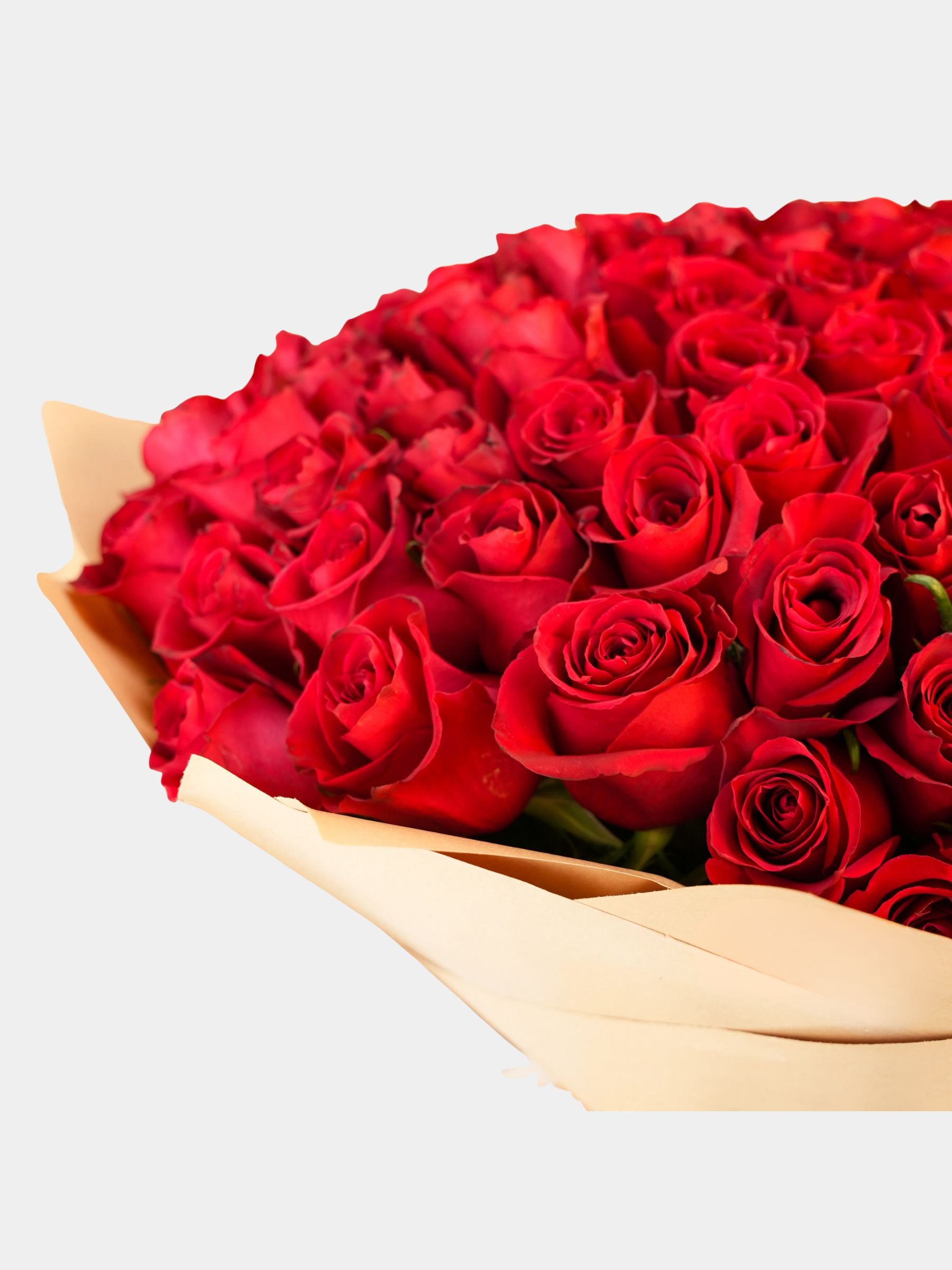 Bouquet of 100 Red Roses