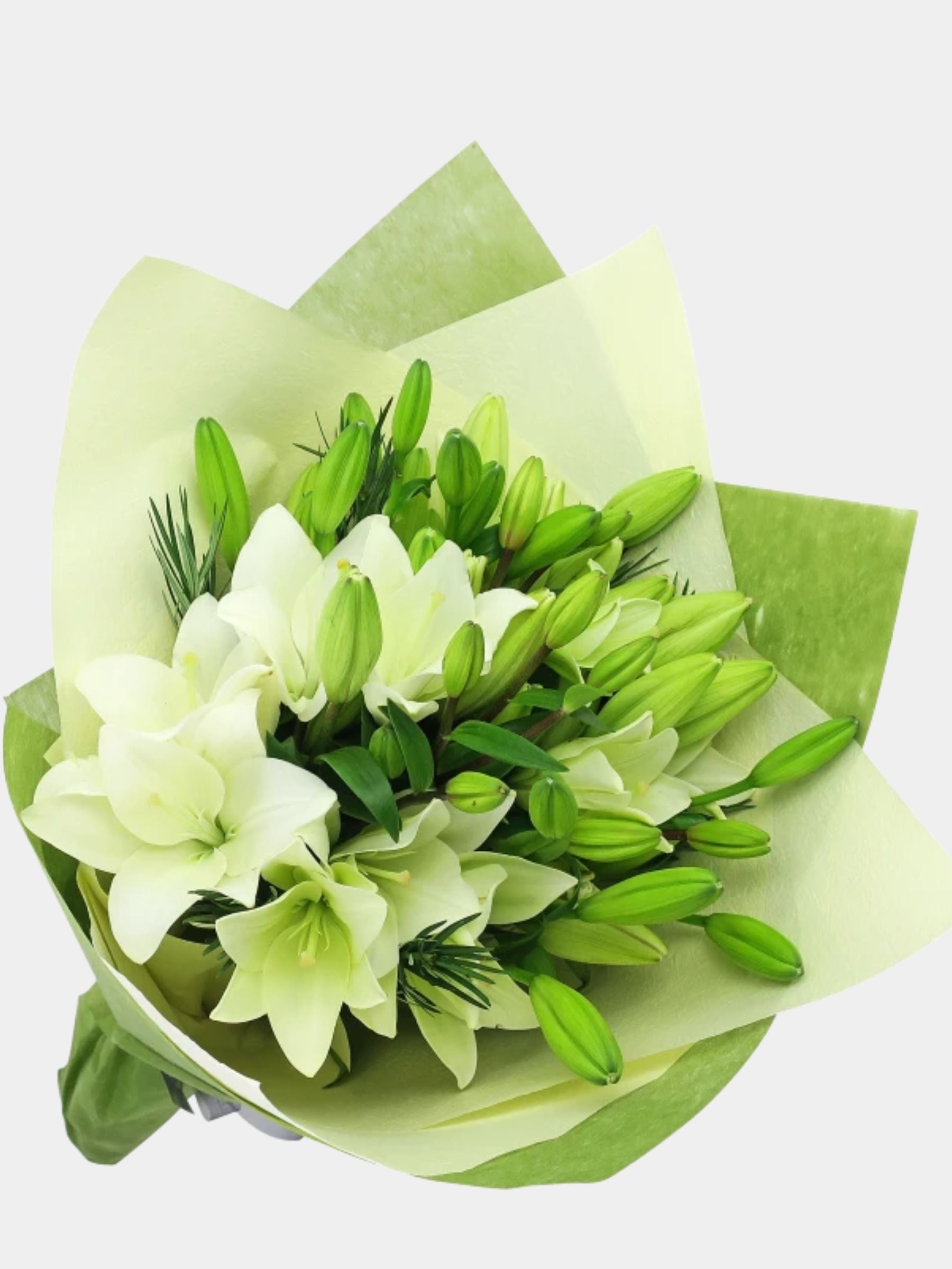 Bouquet of 15 White Lily