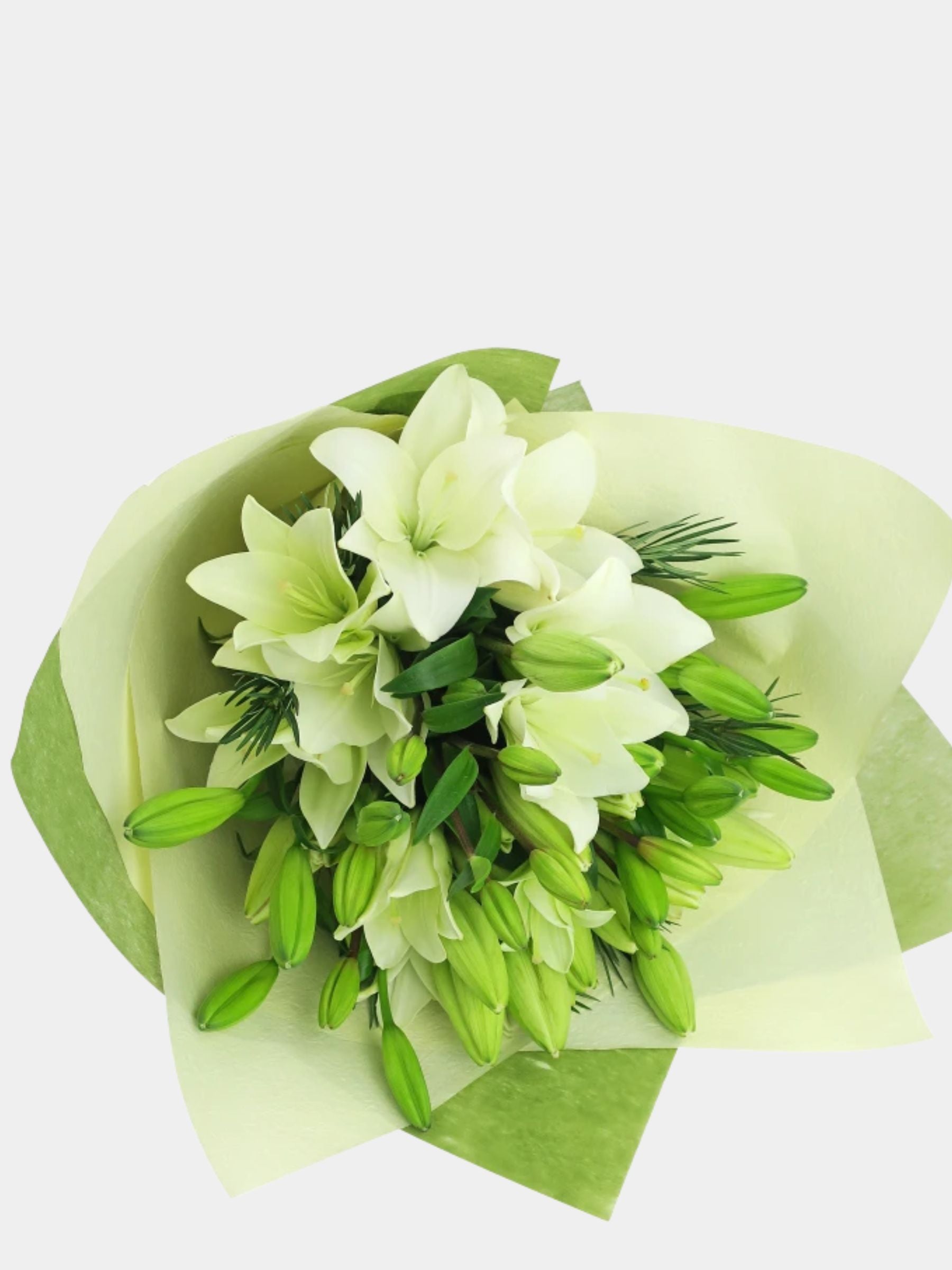 Bouquet of 15 White Lily