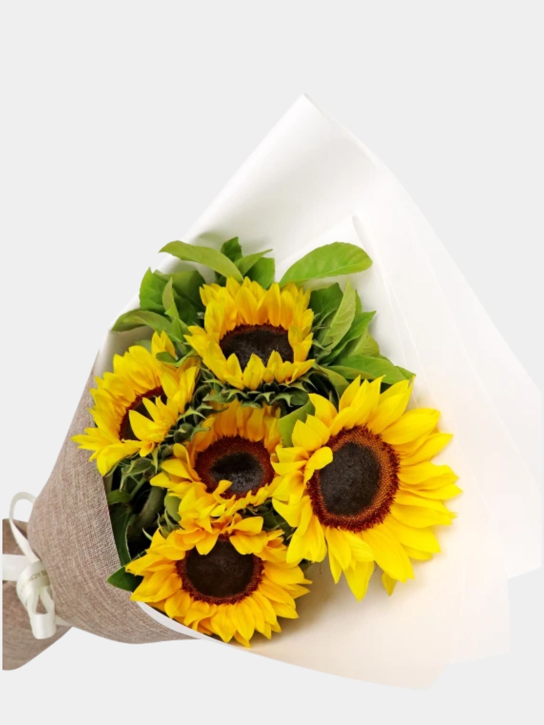 Bouquet of 5 Sunflowers