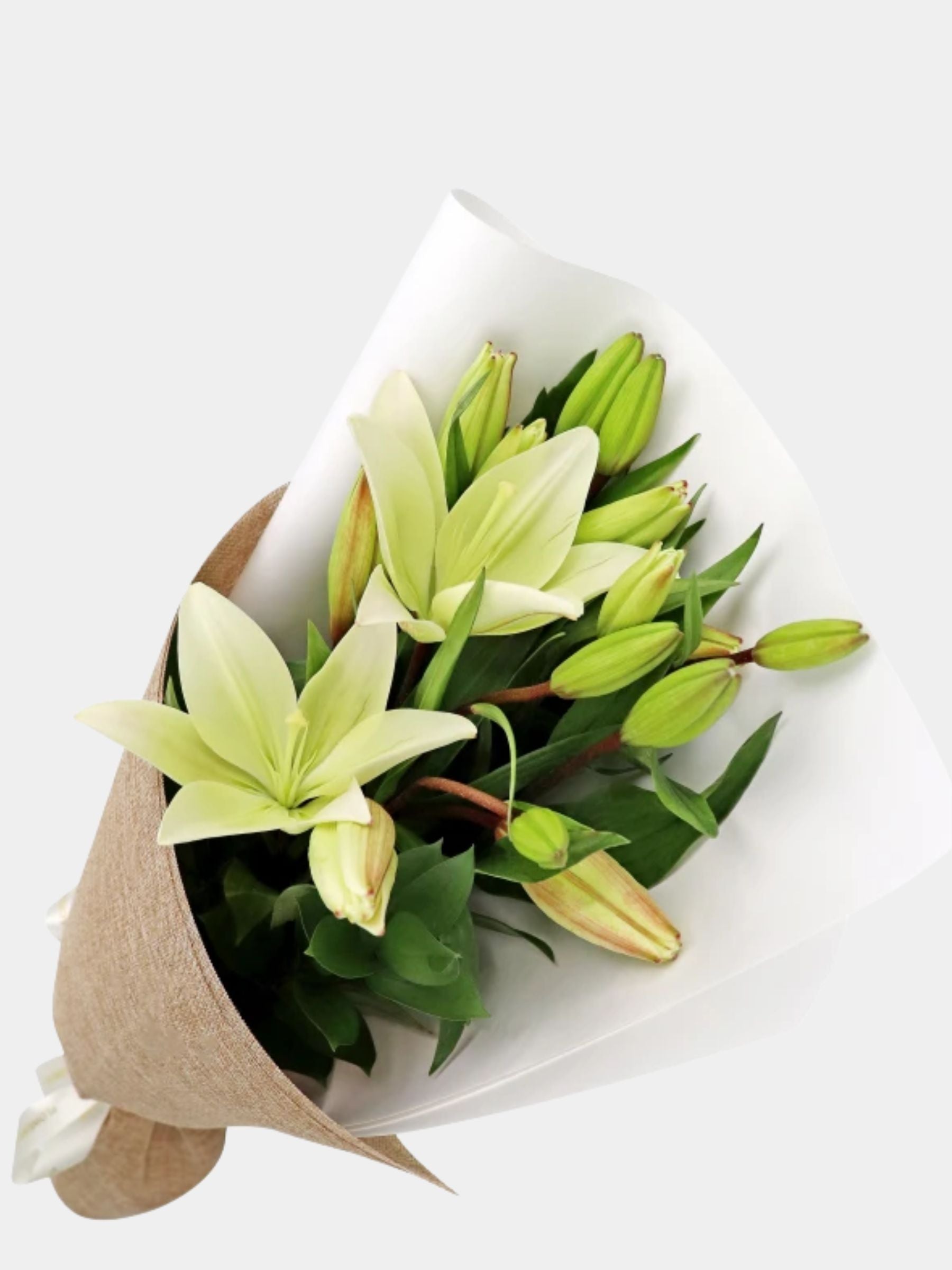Bouquet of 5 White Lily
