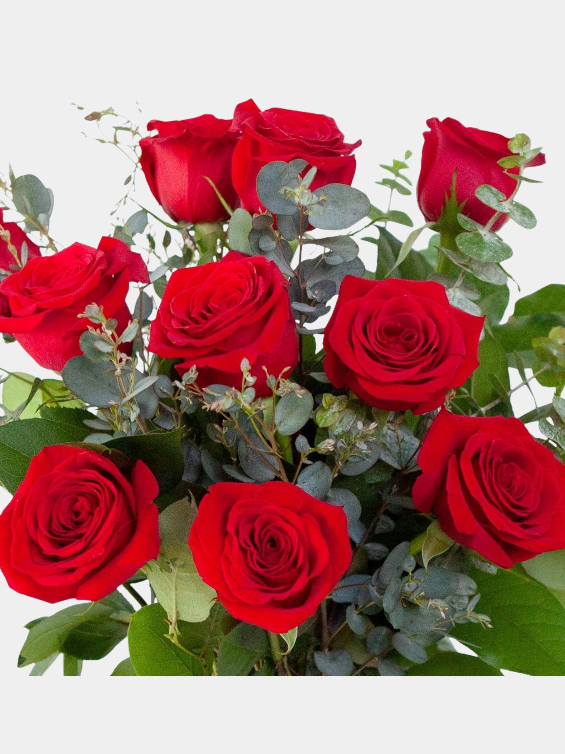 Classic 12 Red Roses Bouquet