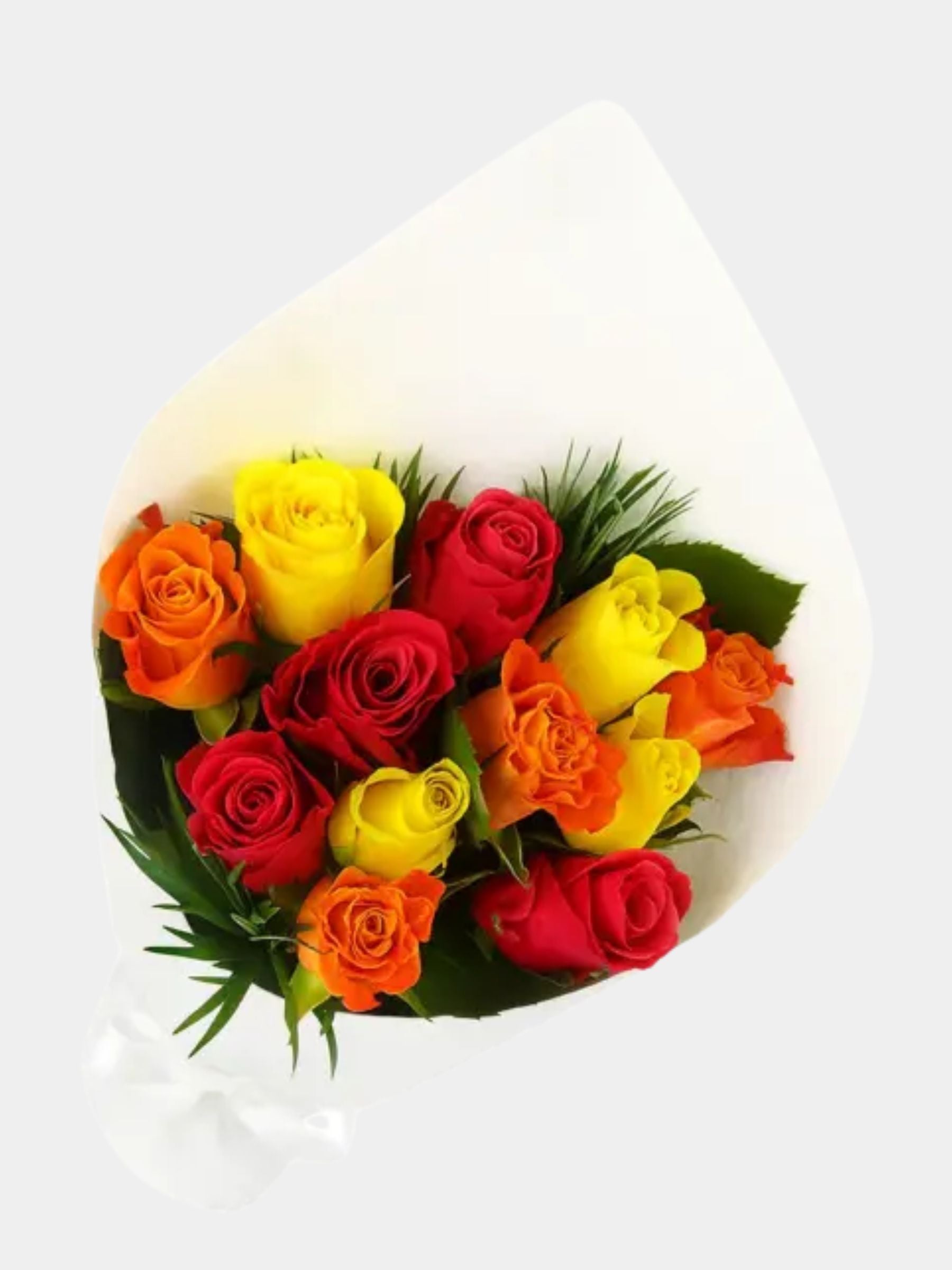 Bouquet of 12 Mixed Roses