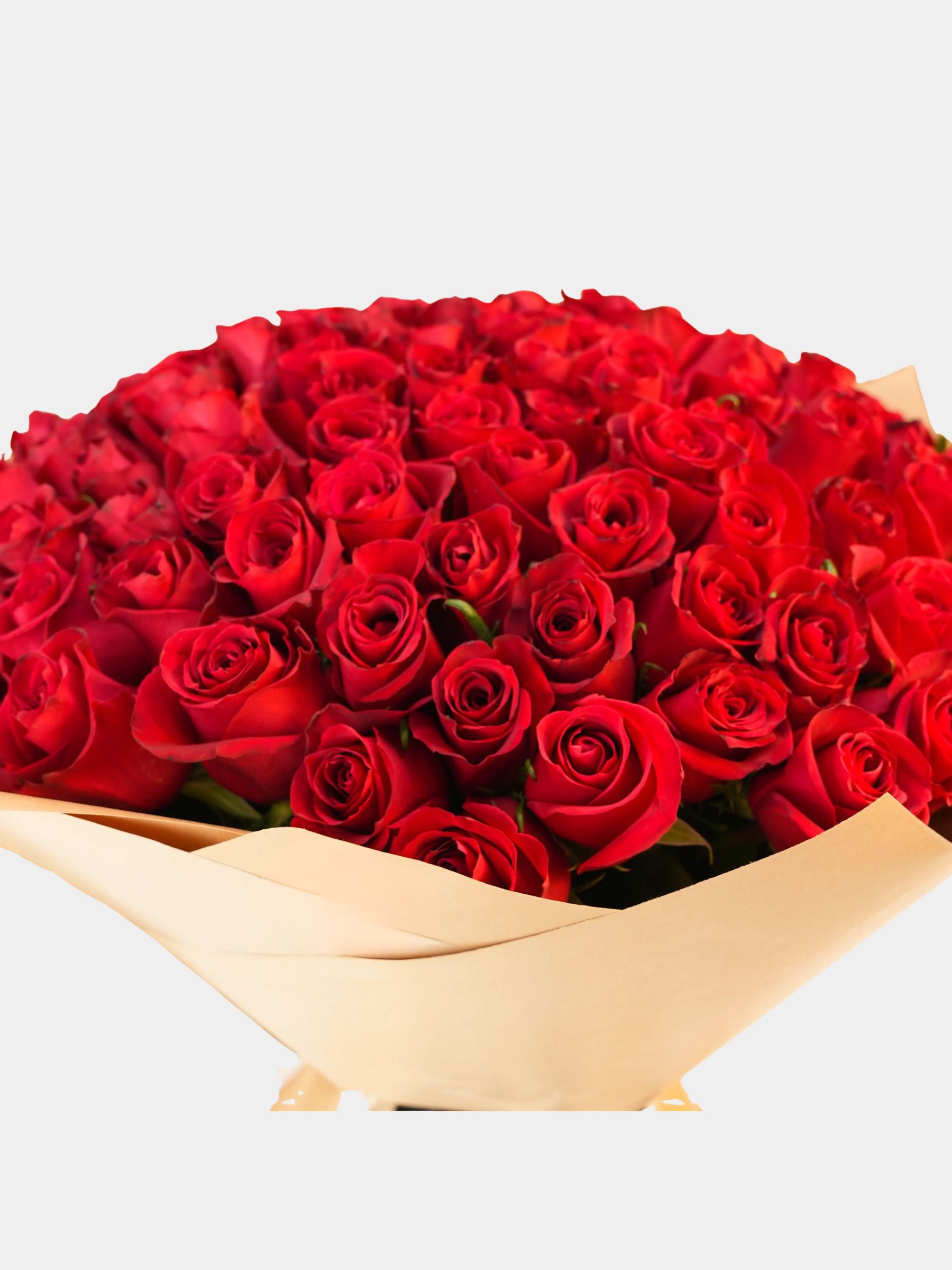 Bouquet of 100 Red Roses