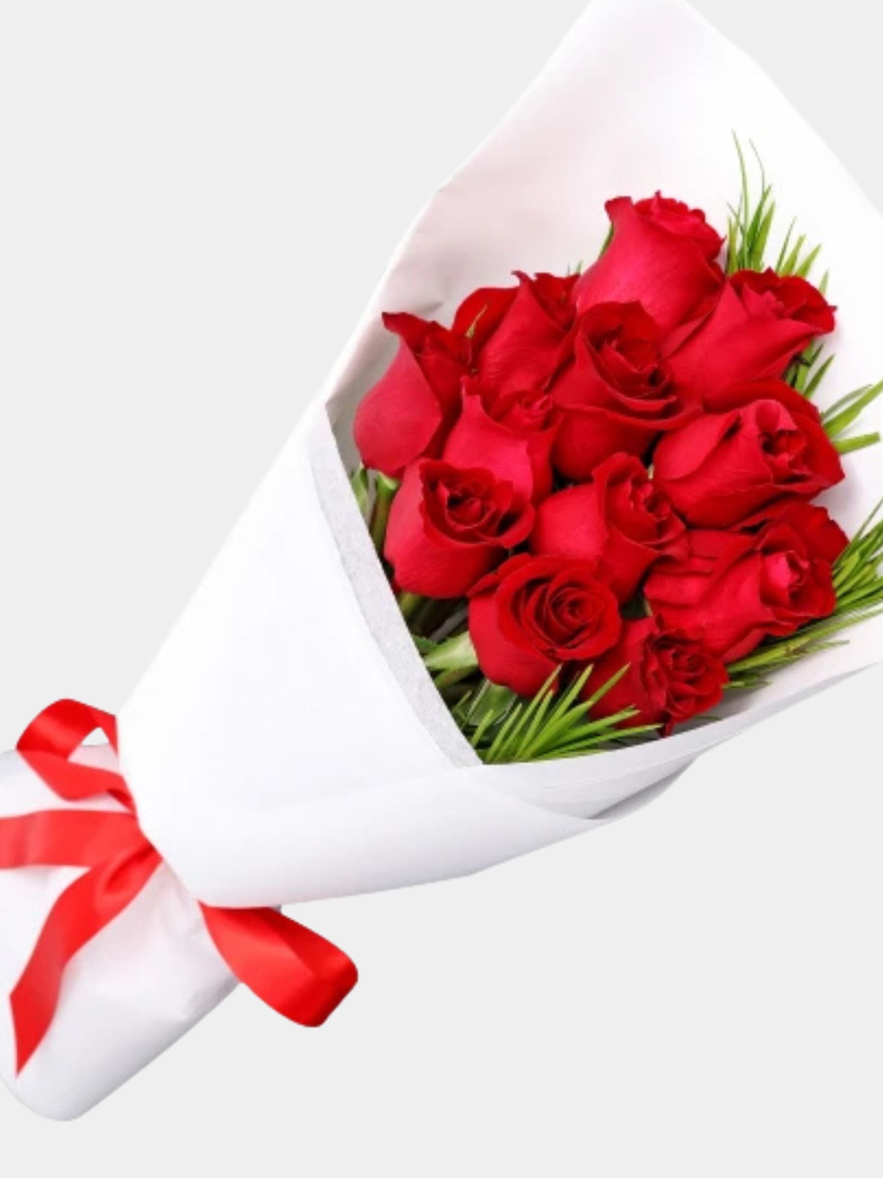 Bouquet of 12 Red Roses