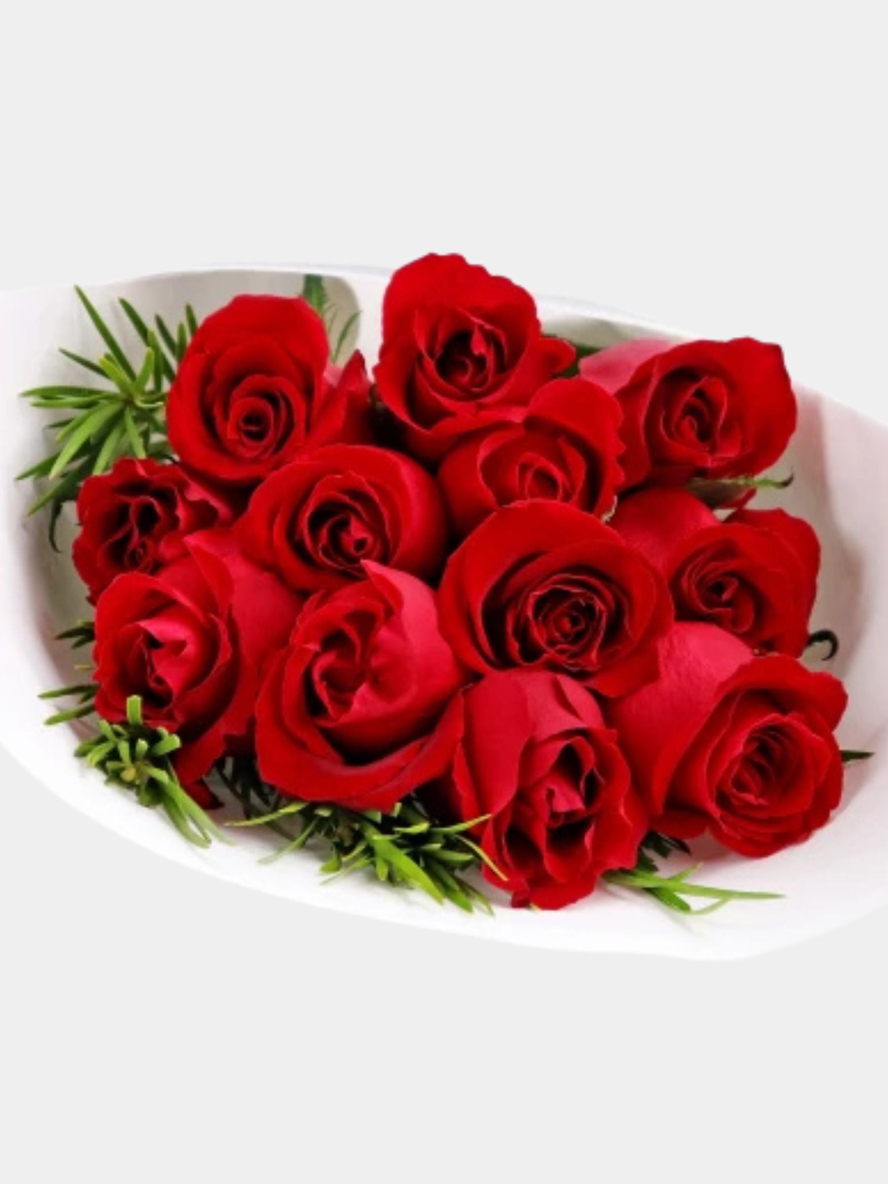 Bouquet of 12 Red Roses