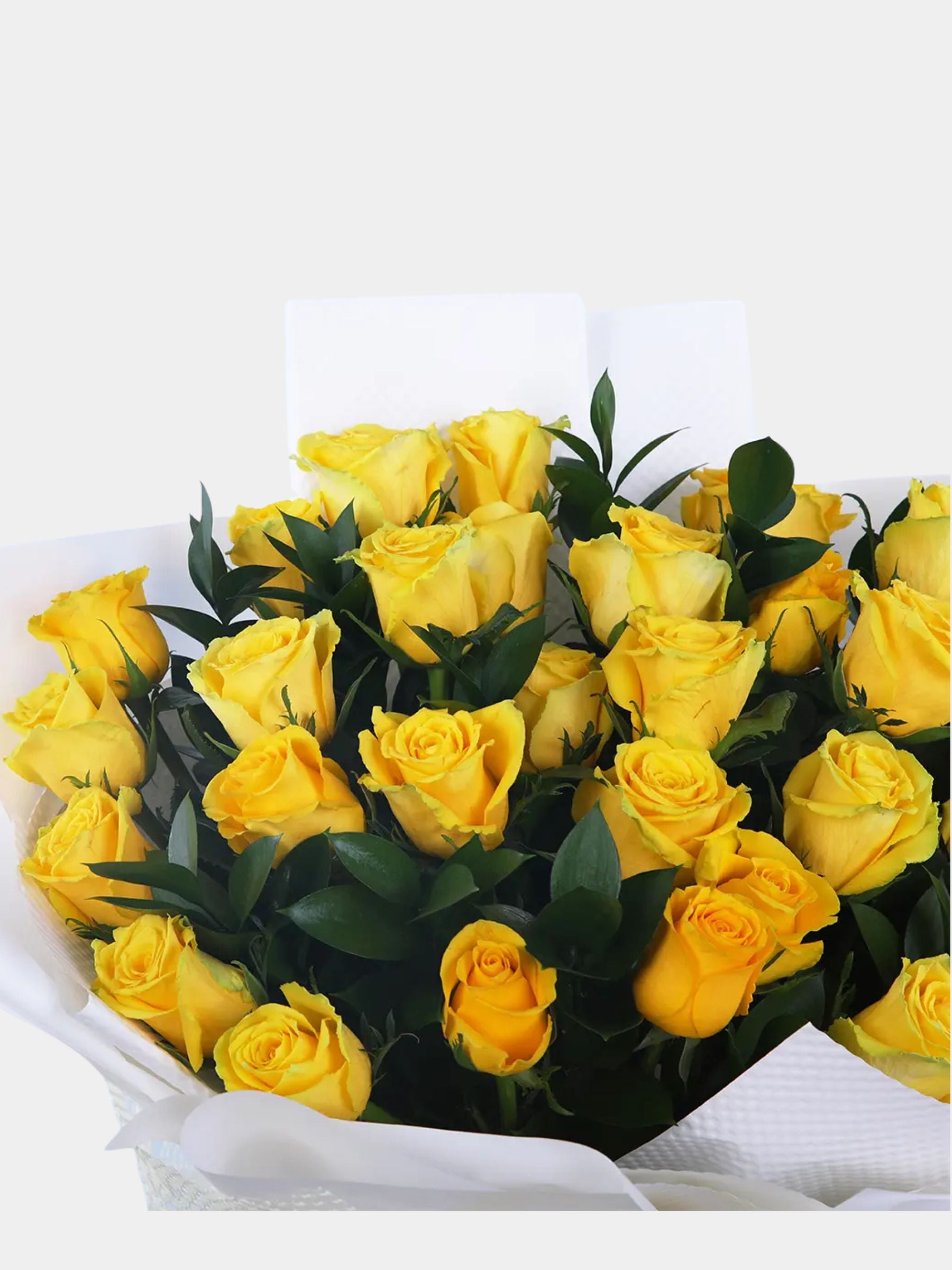 Bouquet of 36 Yellow Roses