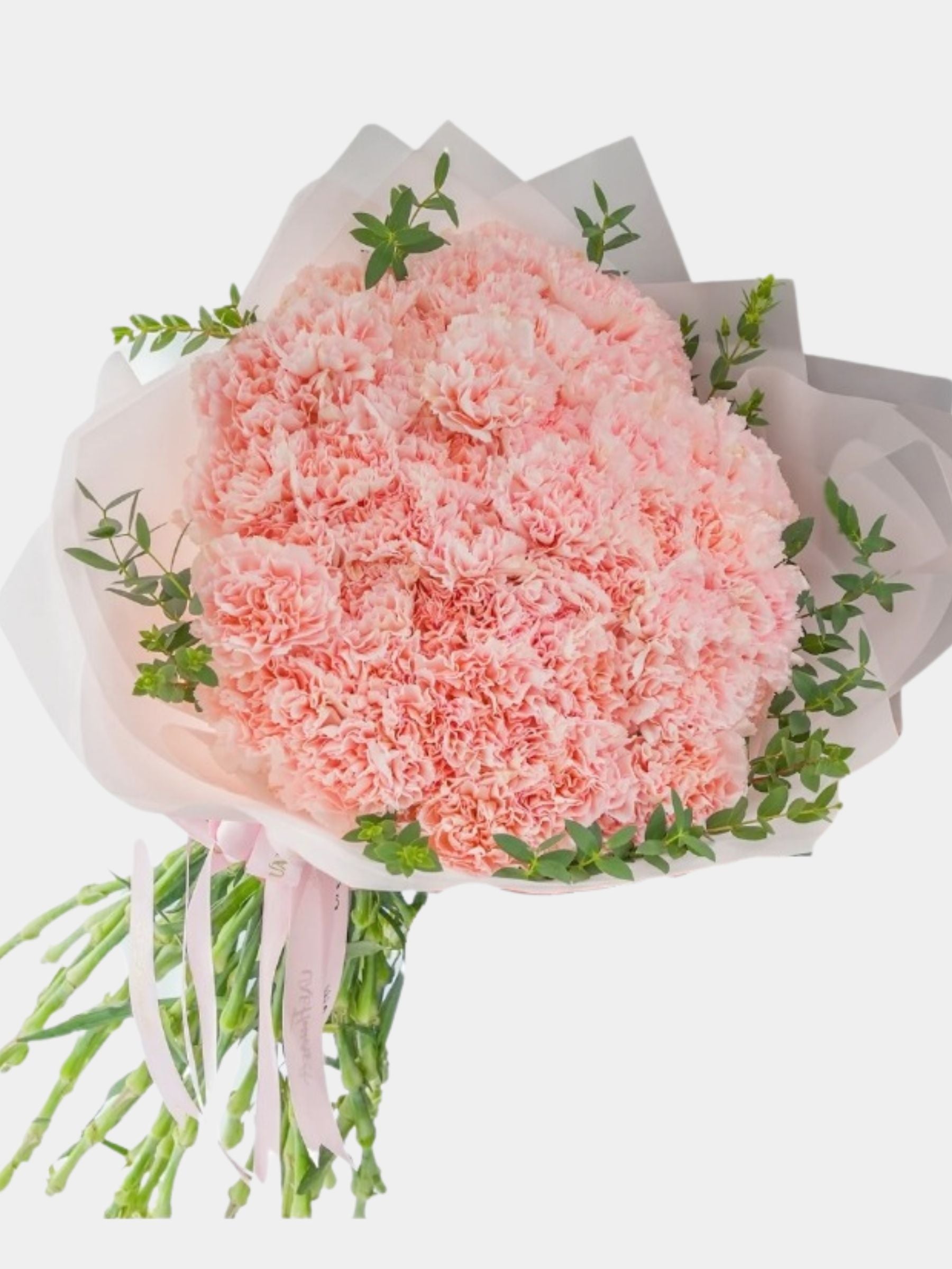 Bouquet of 40 Pink Carnations