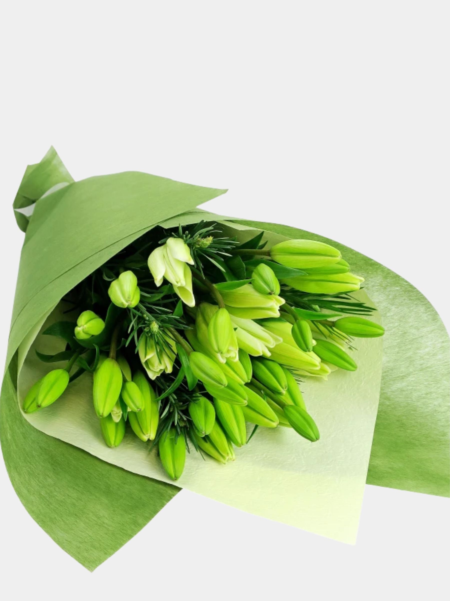 Bouquet of 10 White Lily