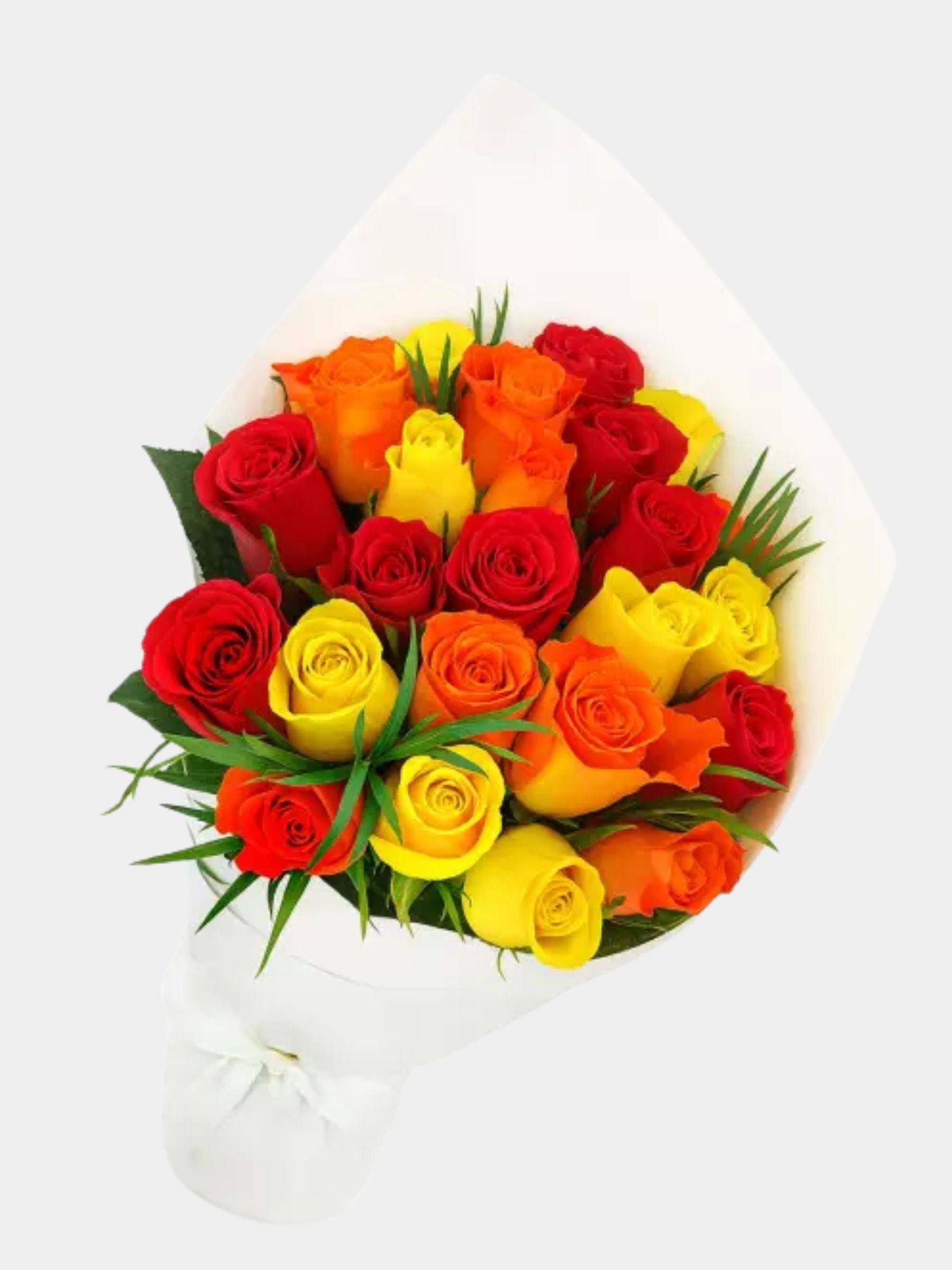 Bouquet of 24 Mixed Roses