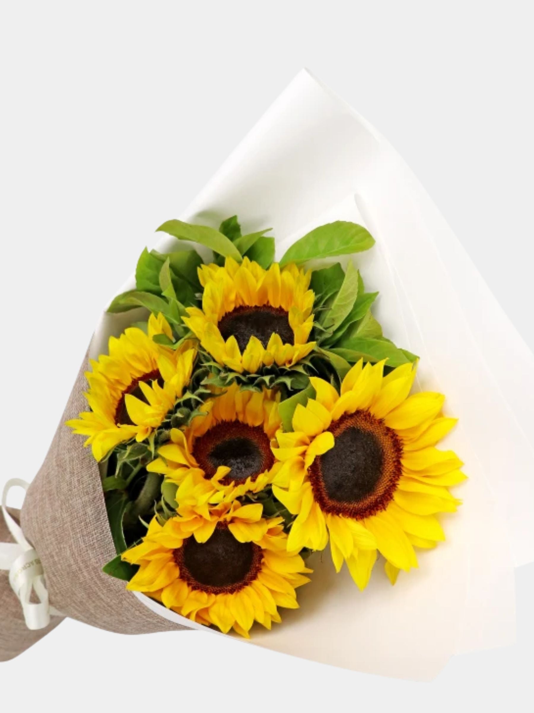 Bouquet of 5 Sunflowers