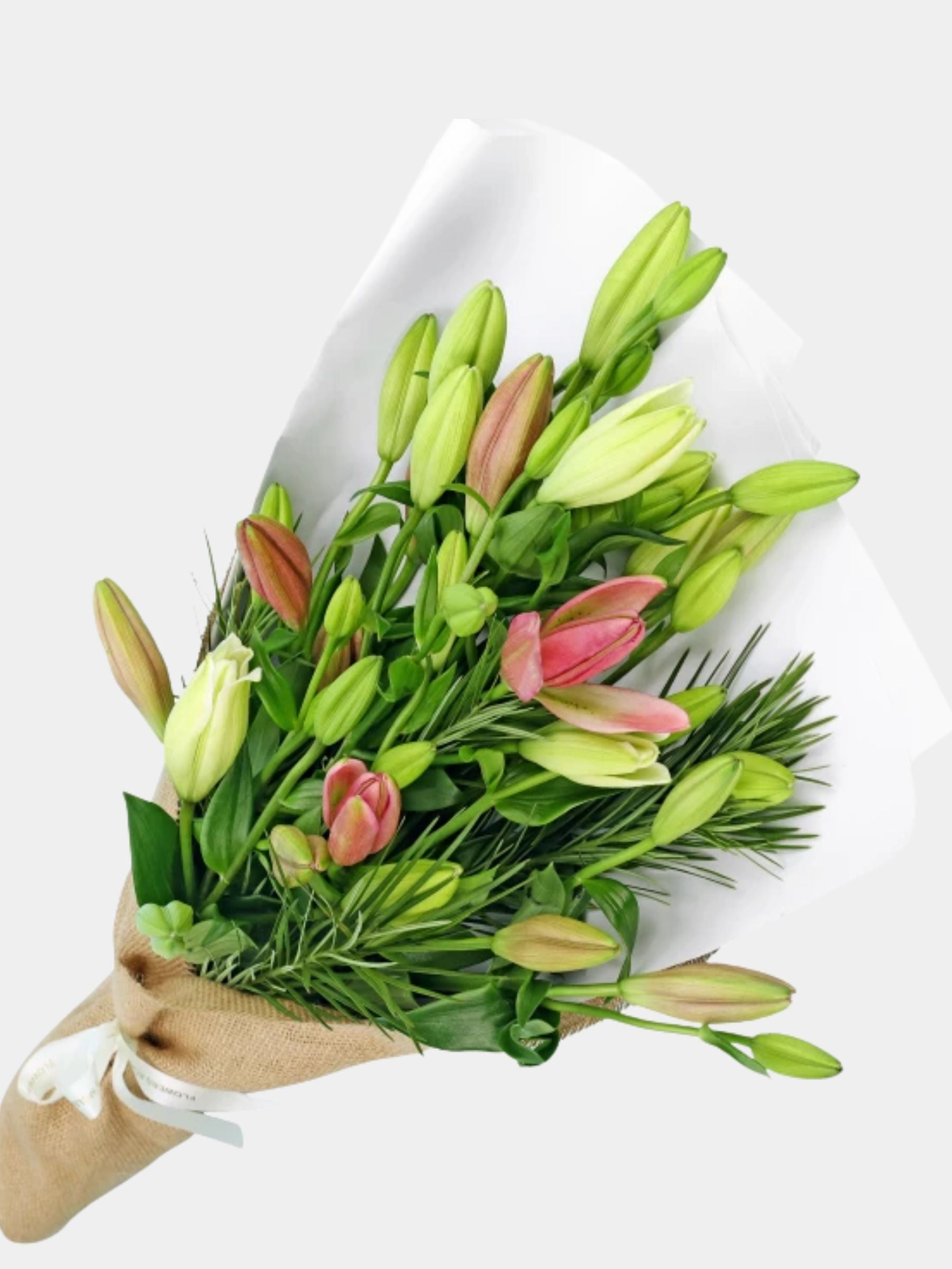 Bouquet of Mixed 10 Pastel Lily