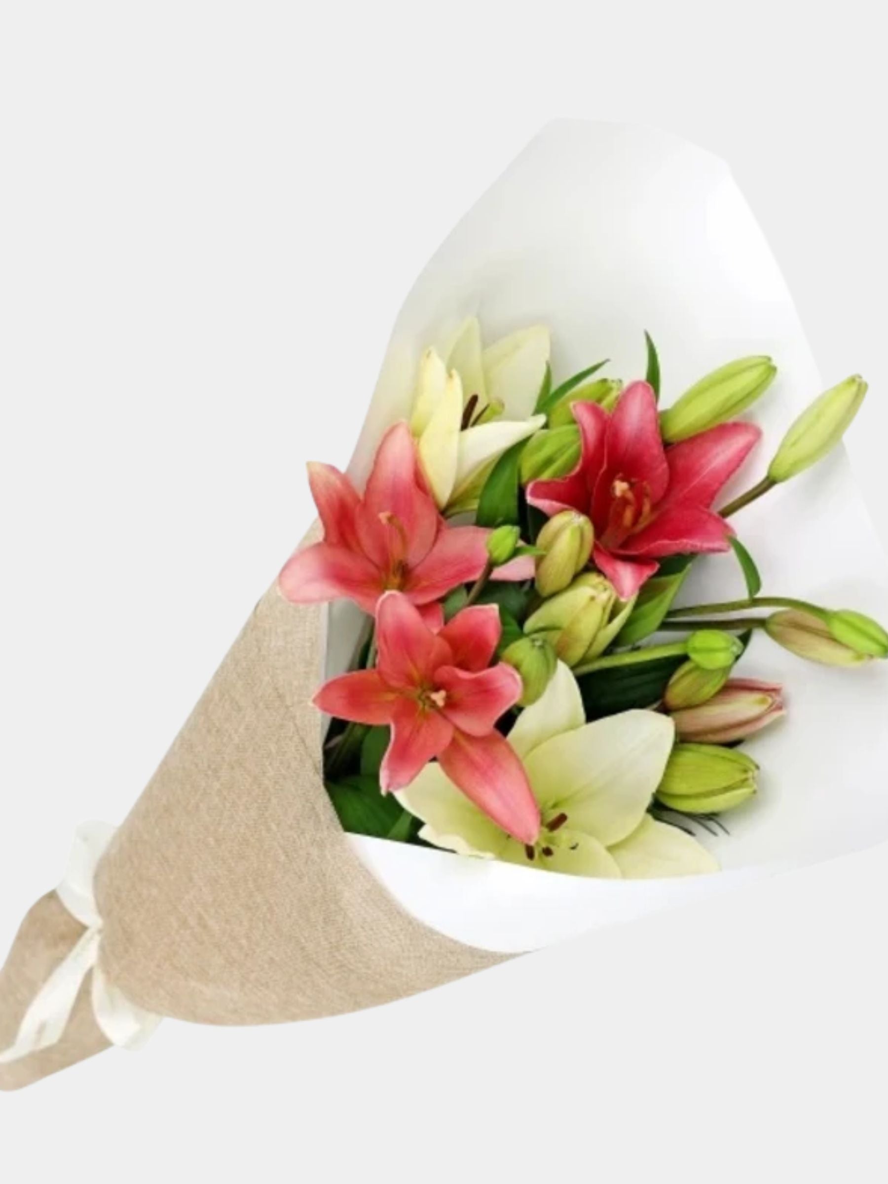 Bouquet of Mixed 5 Pastel Lily