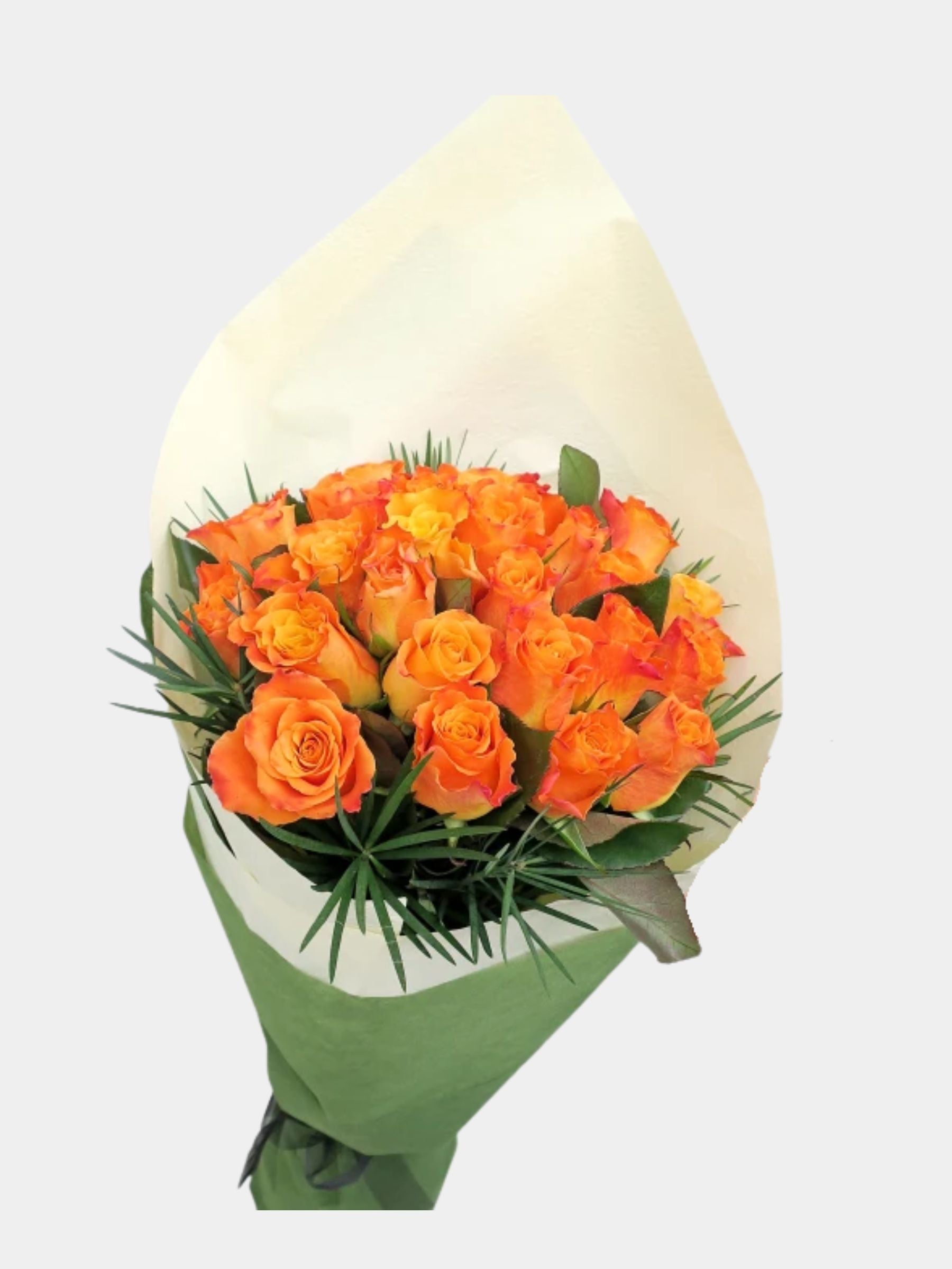 Bouquet of 24 Orange Roses