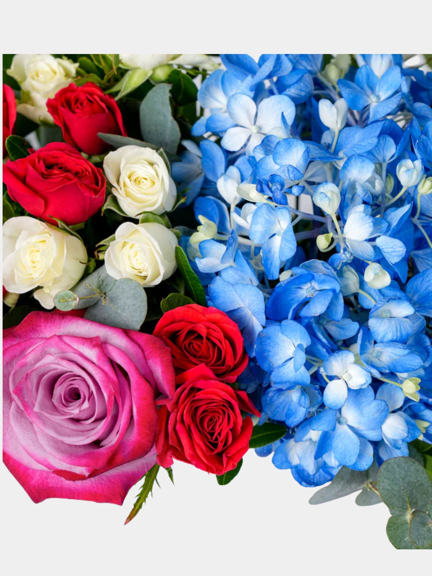 Petite Blue Flower Box