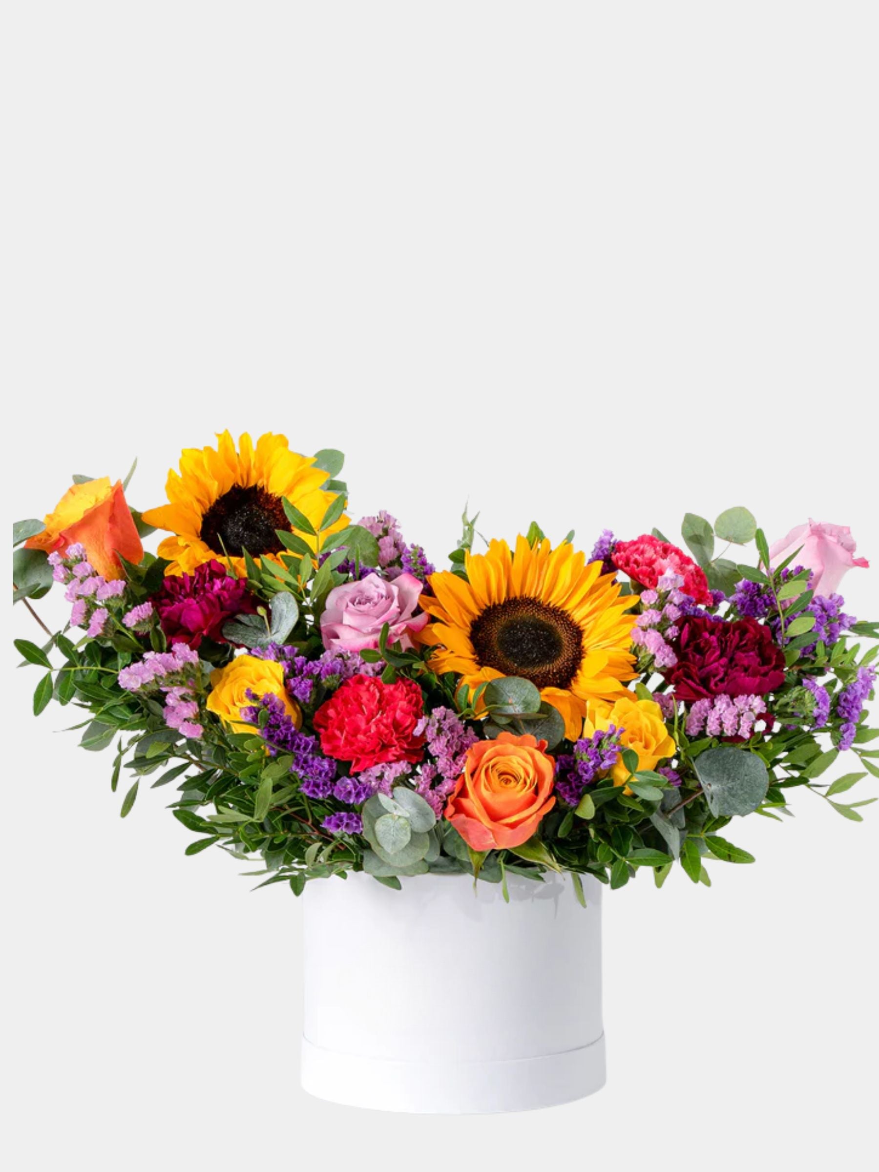 Petite Vivid Sunflowers Flower Box