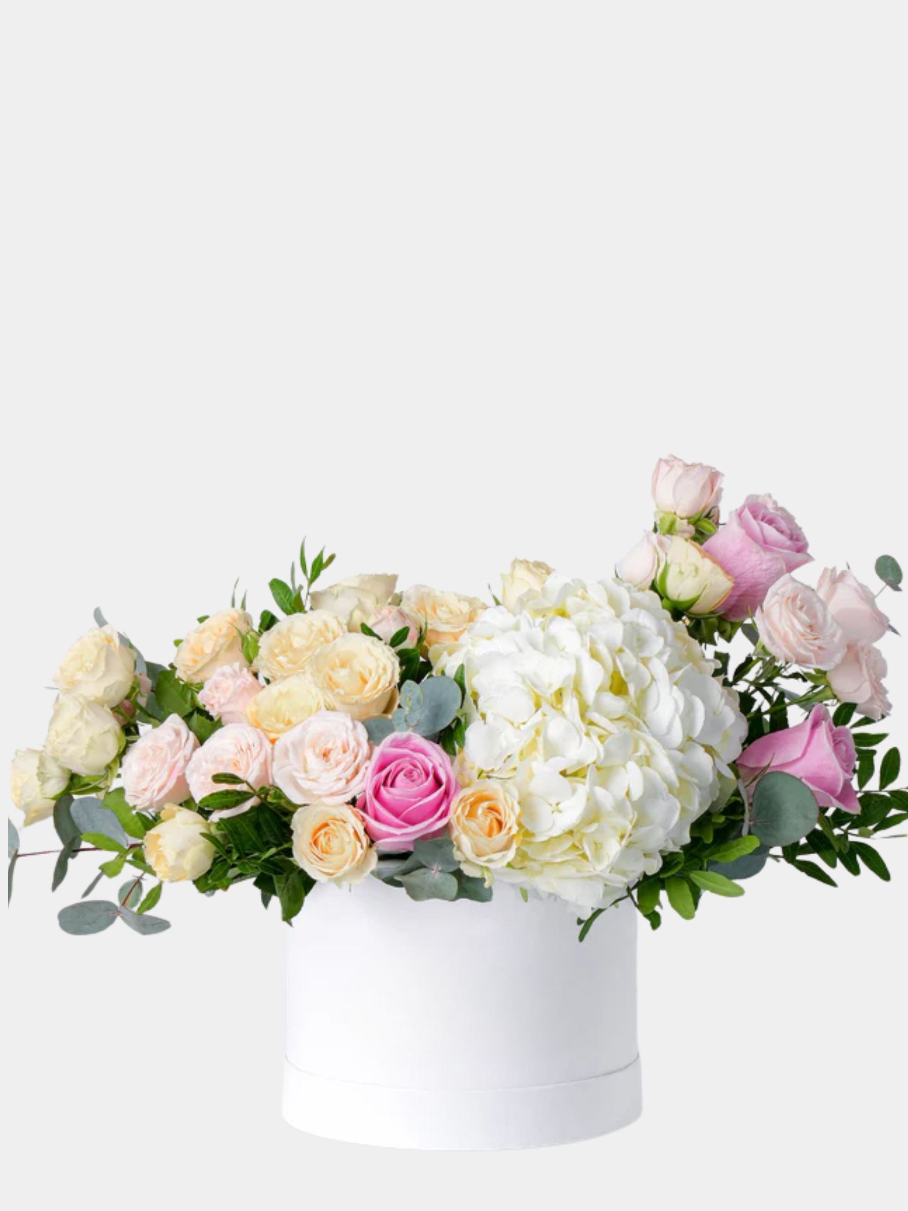 Petite White Flower Box