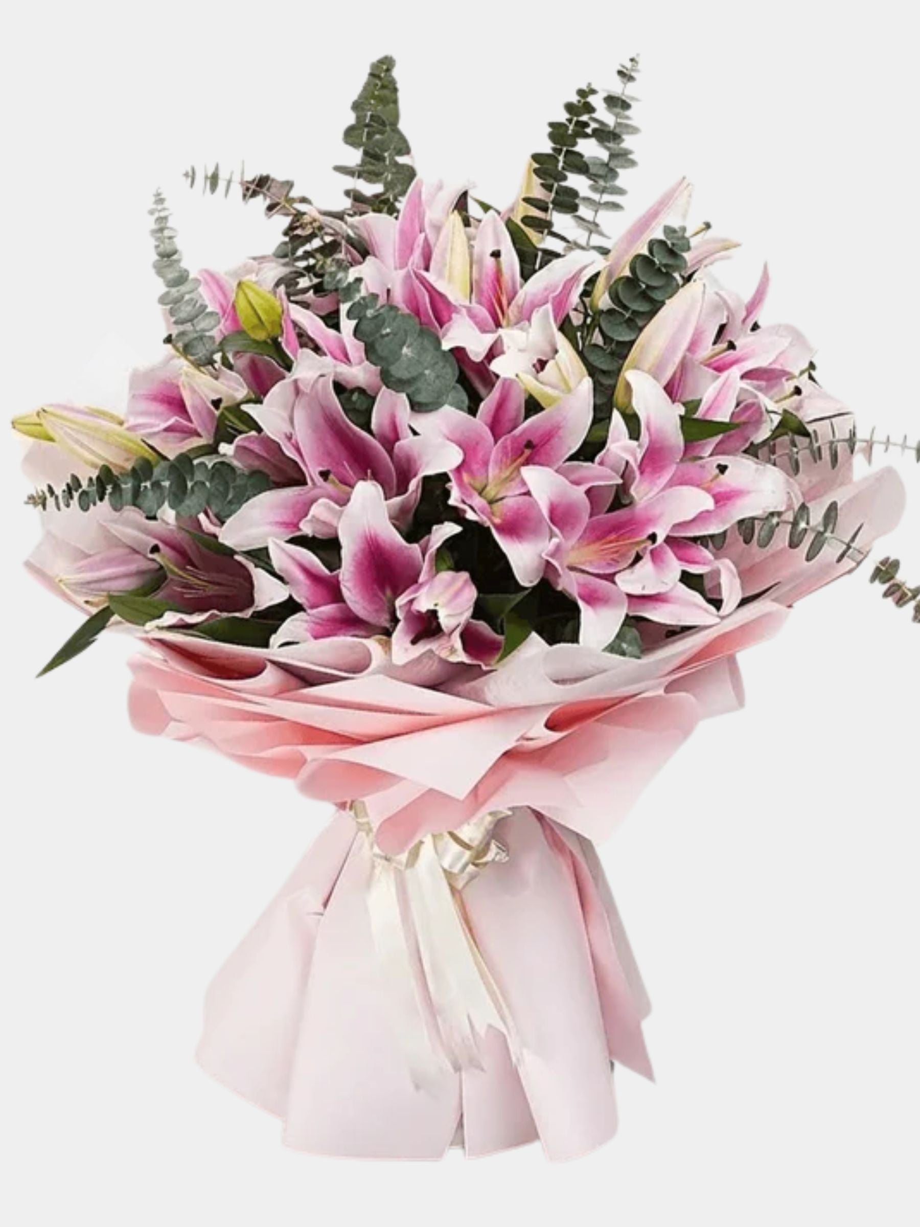 Pink Lily Flower Bouquet
