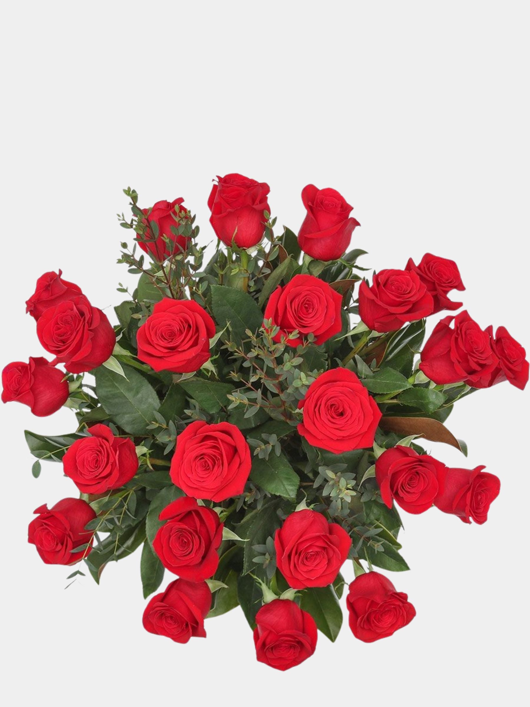 Classic 24 Red Roses in a Vase