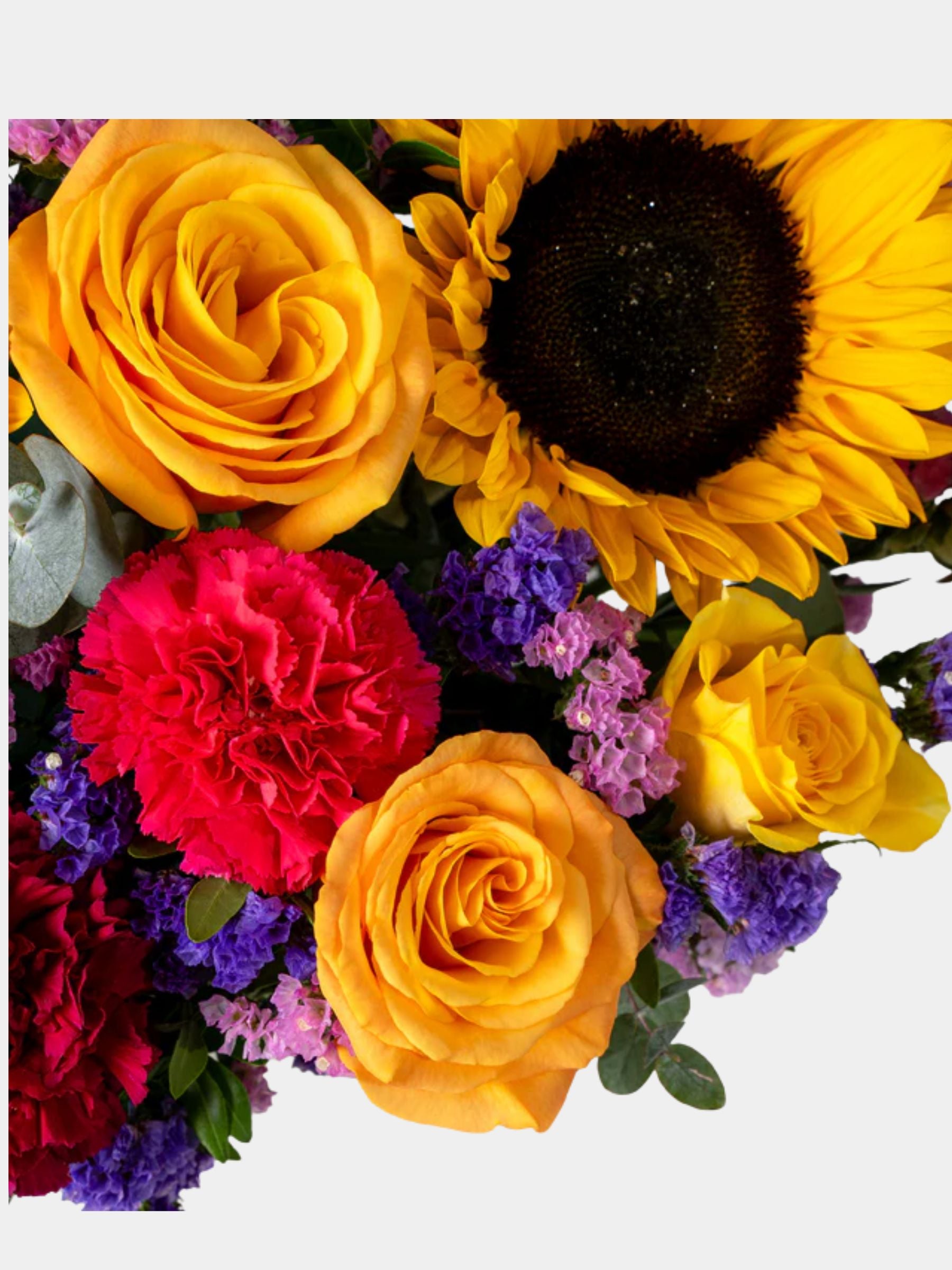 Vibrant Sunflowers Flower Box